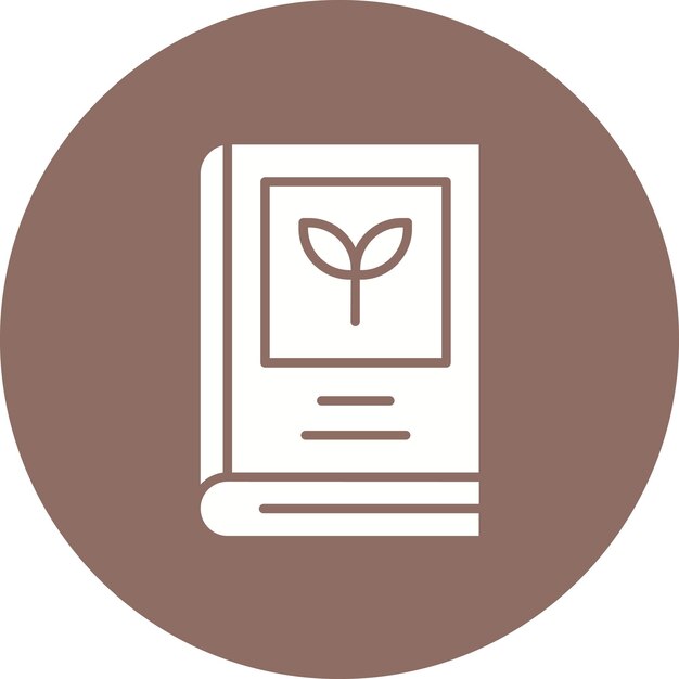 Estilo de ilustración vectorial de la biología de libros