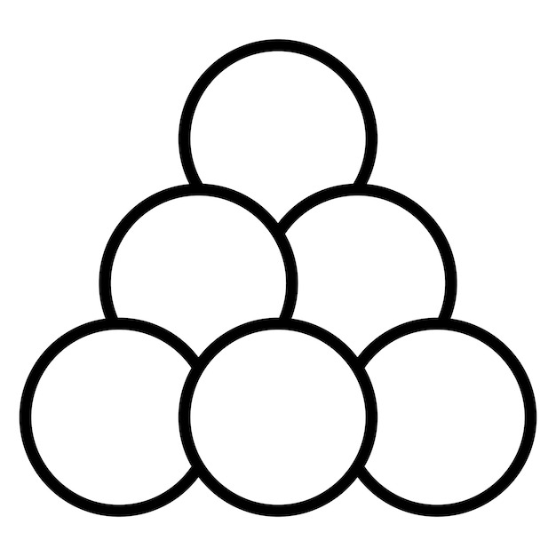 Estilo de ilustración vectorial de la bola de nieve