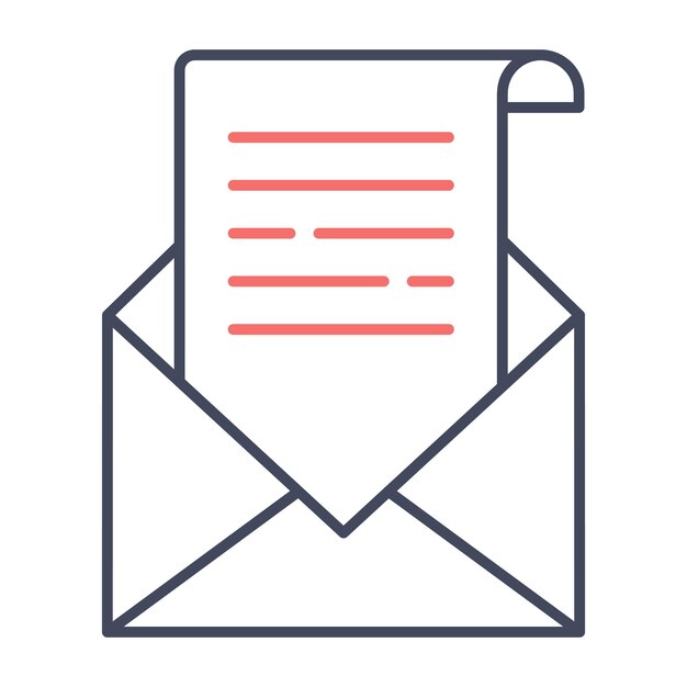 Estilo de ilustración vectorial del boletín de noticias