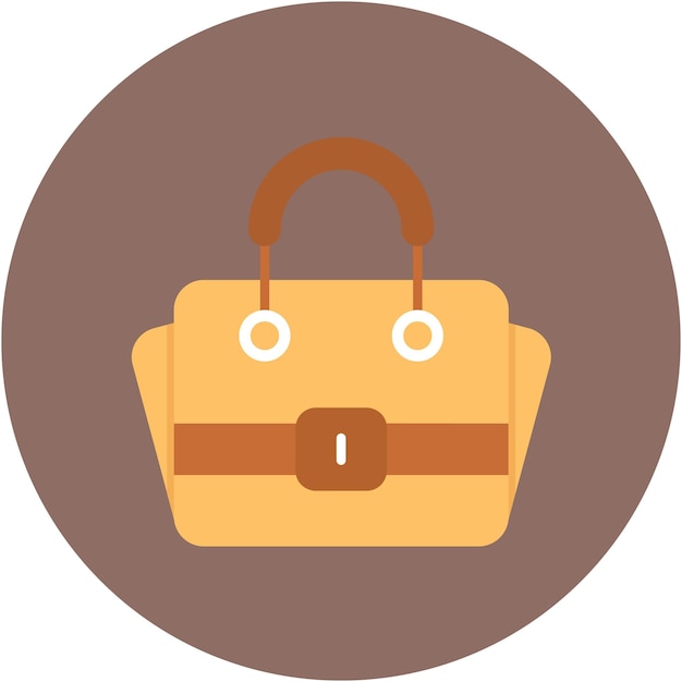 Estilo de ilustración vectorial del bolso