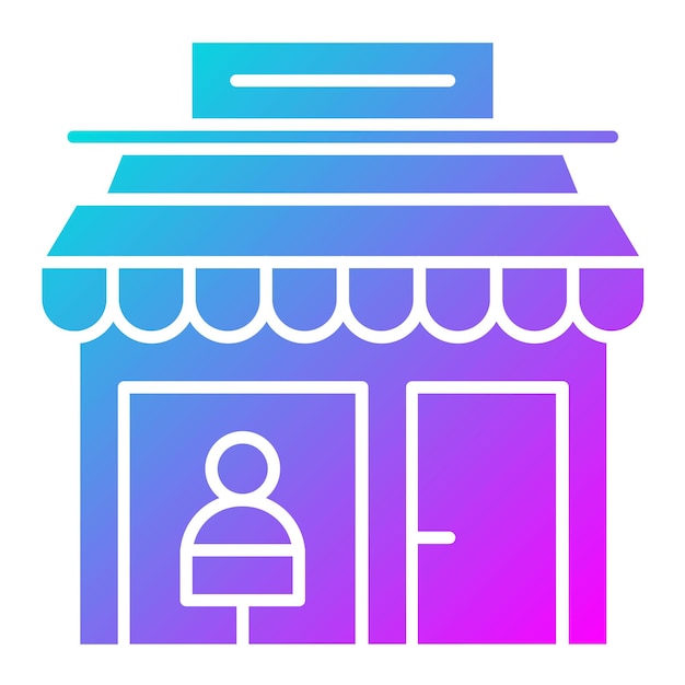 Estilo de ilustración vectorial de boutique
