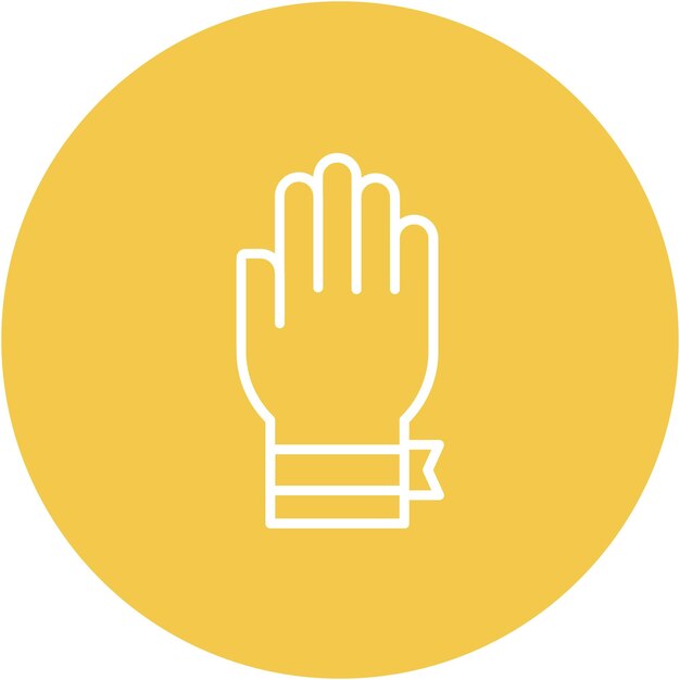 Estilo de ilustración vectorial del brazalete de conciencia