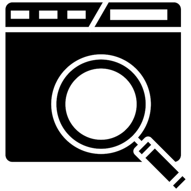 Estilo de ilustración vectorial de búsqueda en la web