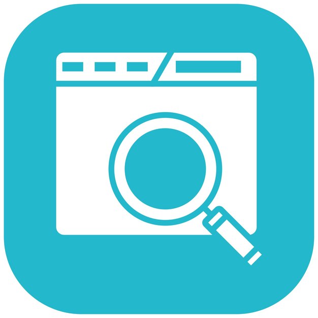 Estilo de ilustración vectorial de búsqueda en la web