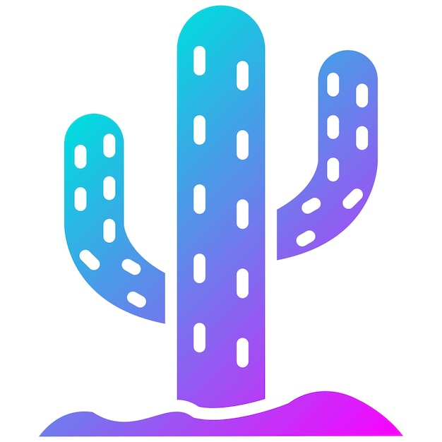 Estilo de ilustración vectorial de cactus