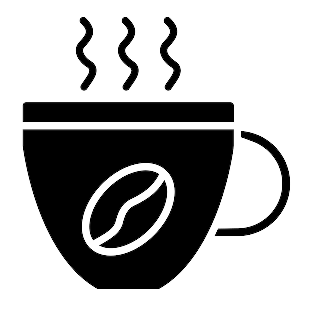 Estilo de ilustración vectorial del café