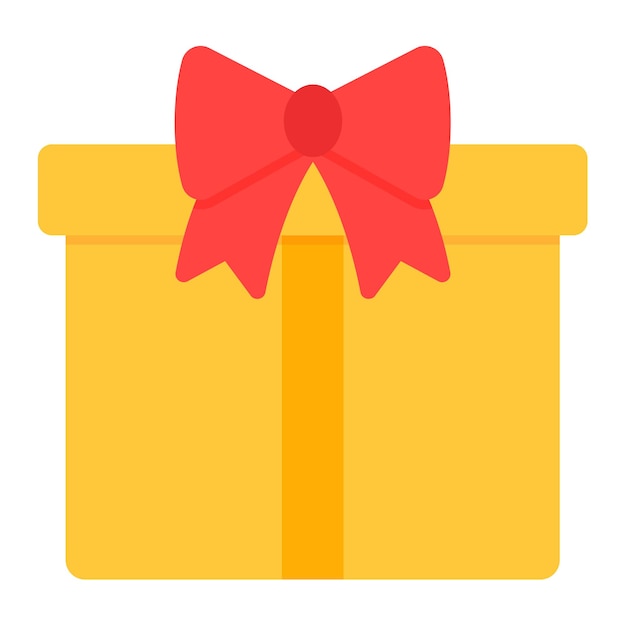 Estilo de ilustración vectorial de la caja de regalos