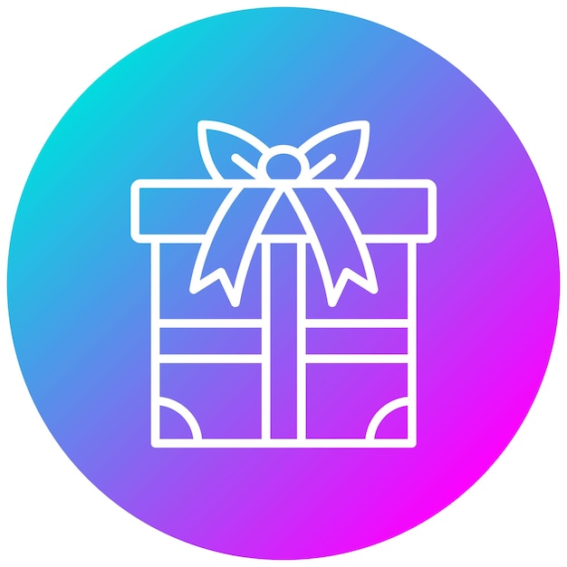 Estilo de ilustración vectorial de la caja de regalos