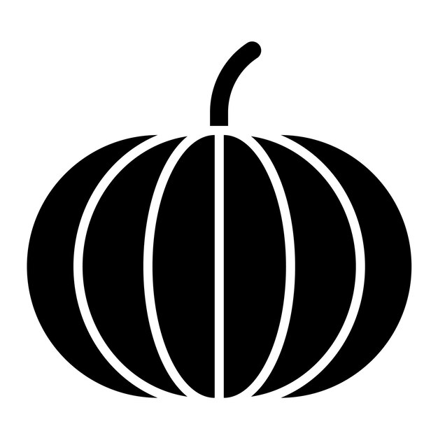 Estilo de ilustración vectorial de calabaza