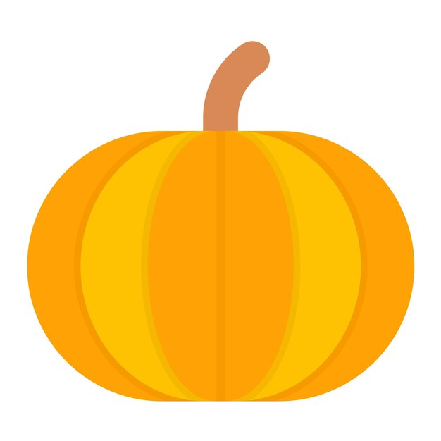 Estilo de ilustración vectorial de calabaza