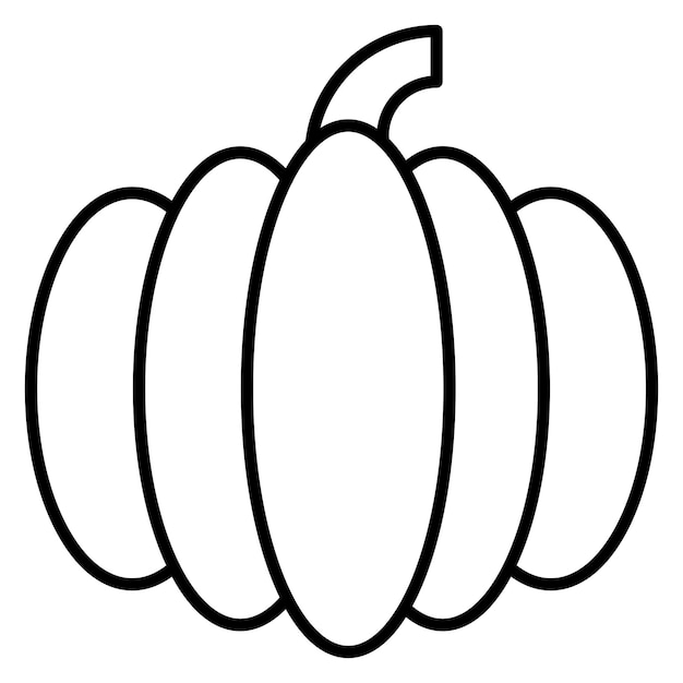 Estilo de ilustración vectorial de calabaza