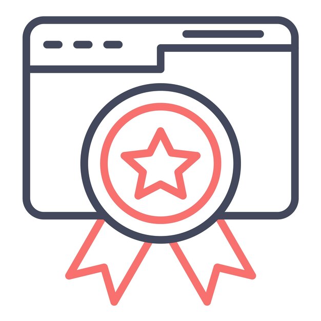 Estilo de ilustración vectorial de calidad de la página