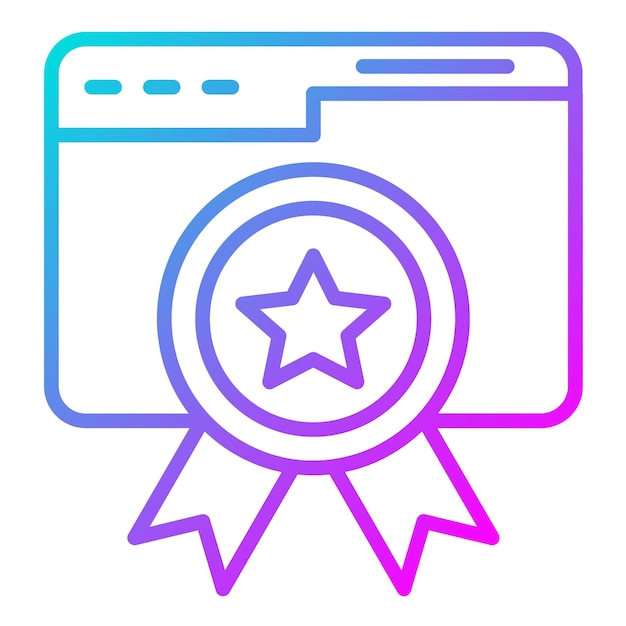 Estilo de ilustración vectorial de calidad de la página
