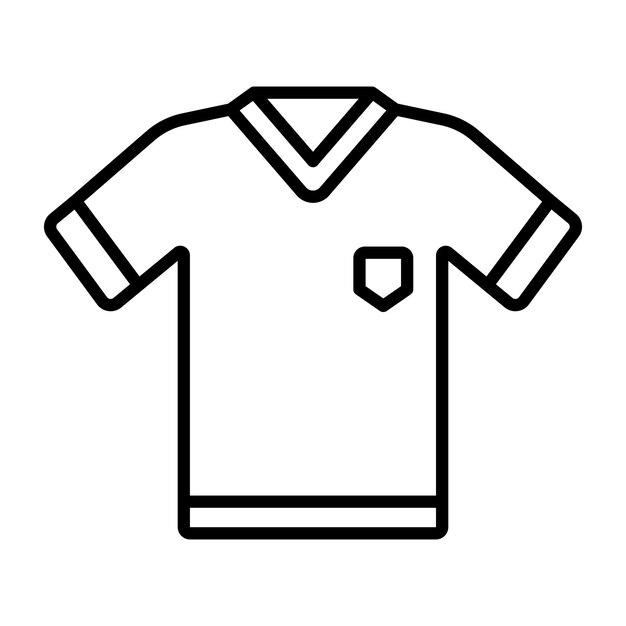 Estilo de ilustración vectorial de la camiseta