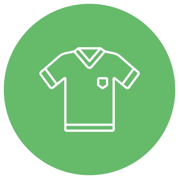 Estilo de ilustración vectorial de la camiseta