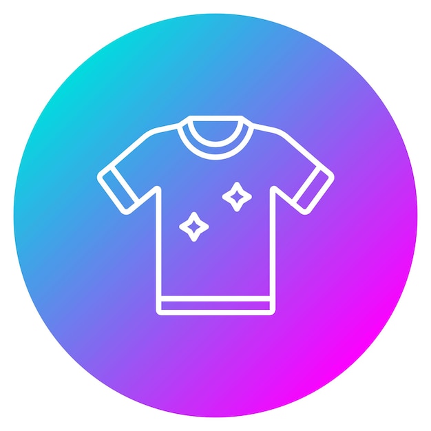 Estilo de ilustración vectorial de la camiseta