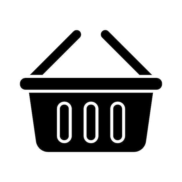 Estilo de ilustración vectorial de la canasta