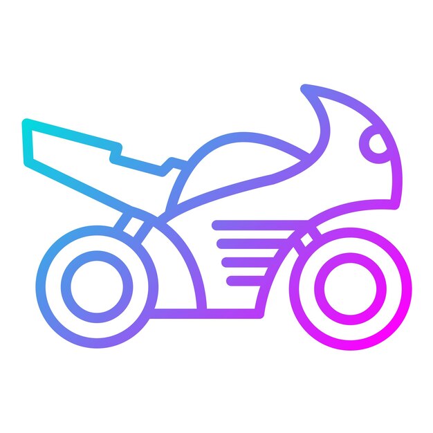 Vector estilo de ilustración vectorial de carreras de bicicletas