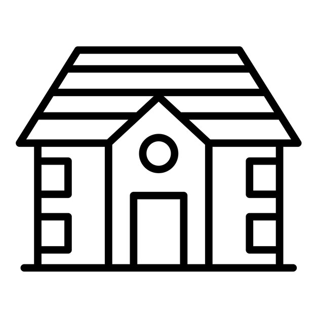 Estilo de ilustración vectorial de la casa Europa
