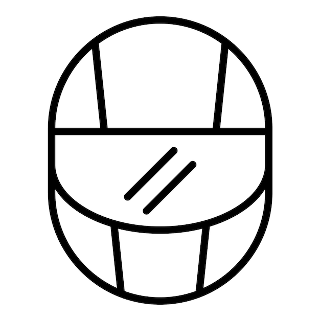 Estilo de ilustración vectorial de casco de carreras