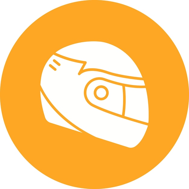 Estilo de ilustración vectorial del casco
