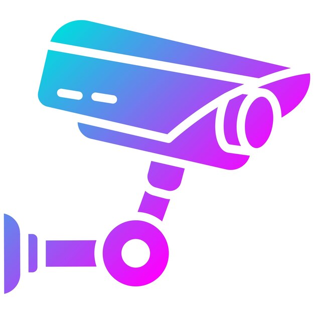 Estilo de ilustración vectorial de CCTV