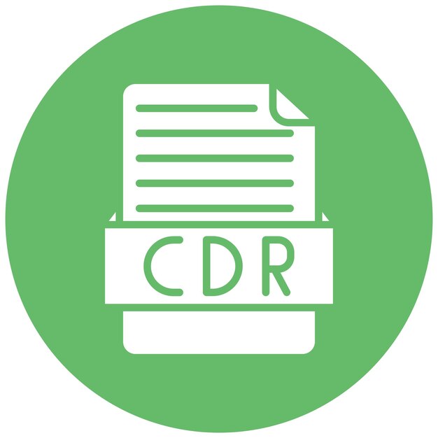 Estilo de ilustración vectorial de CDR
