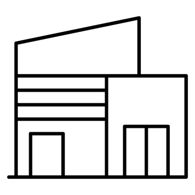 Estilo de ilustración vectorial del centro de compras