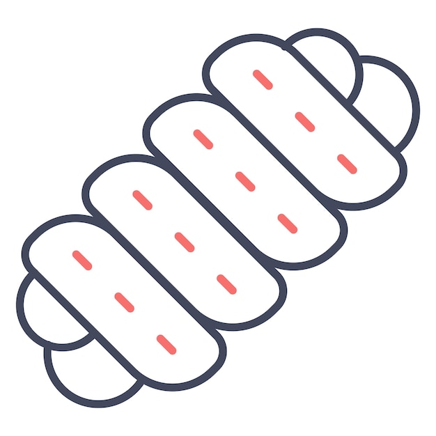 Estilo de ilustración vectorial de Challah