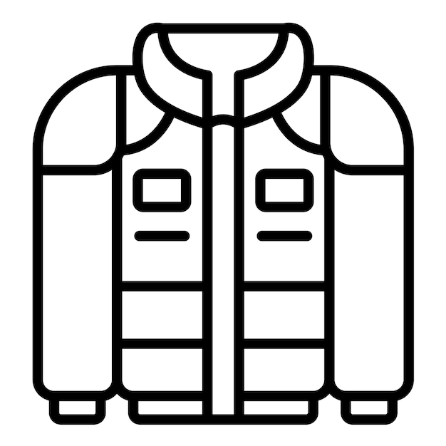 Estilo de ilustración vectorial de la chaqueta de carrera