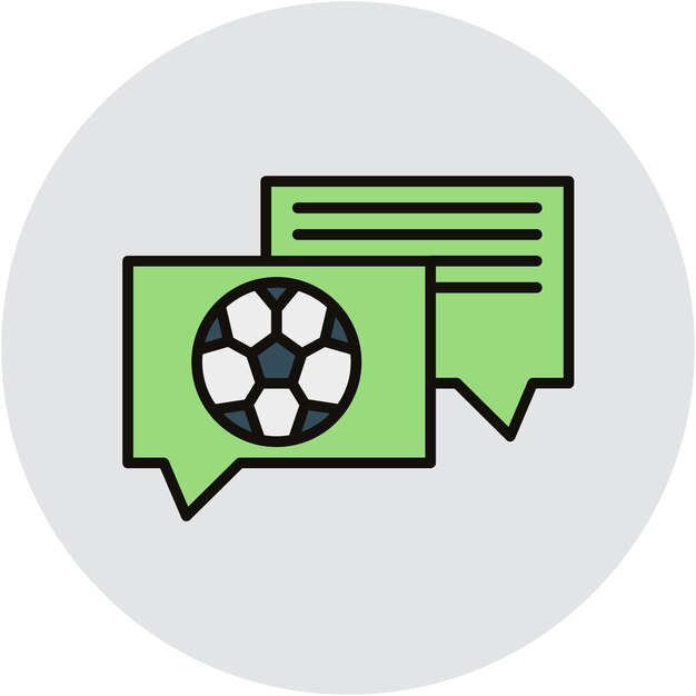 Estilo de ilustración vectorial del chat
