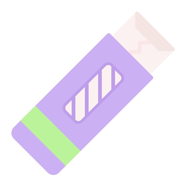 Estilo de ilustración vectorial de chicle