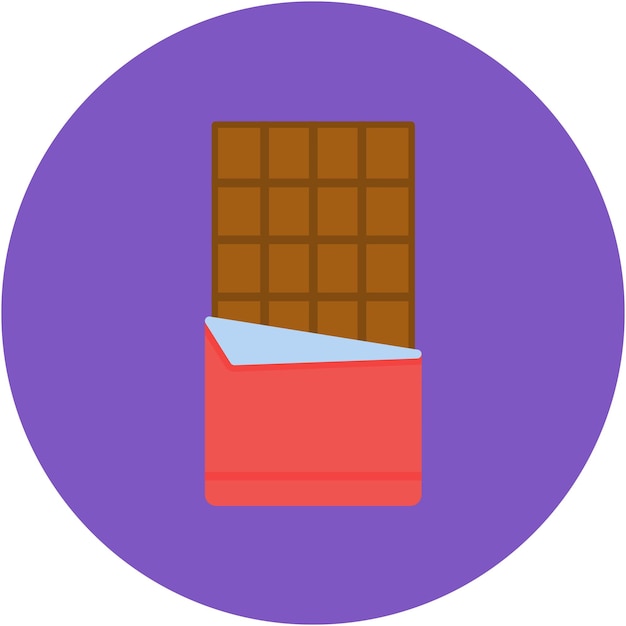 Vector estilo de ilustración vectorial de chocolate