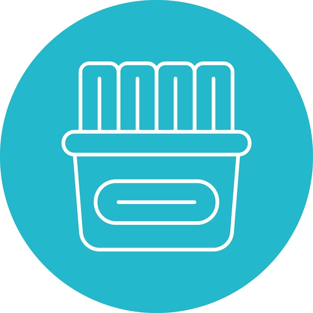 Estilo de ilustración vectorial de Churros