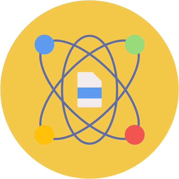 Estilo de ilustración vectorial de la ciencia de datos