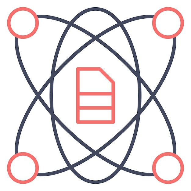 Estilo de ilustración vectorial de la ciencia de datos