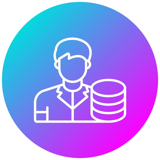 Estilo de ilustración vectorial del científico de datos