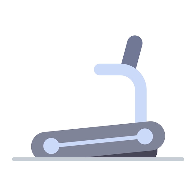Estilo de ilustración vectorial de la cinta de correr