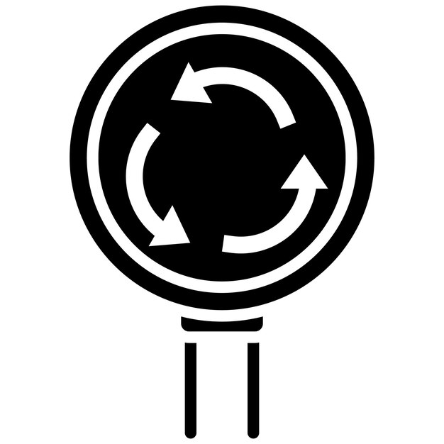 Estilo de ilustración vectorial de circunvalación