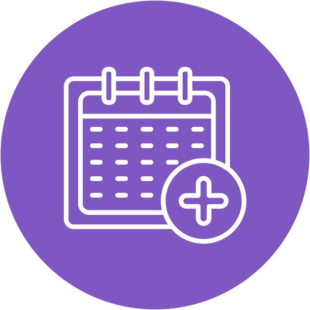 Estilo de ilustración vectorial de la cita médica