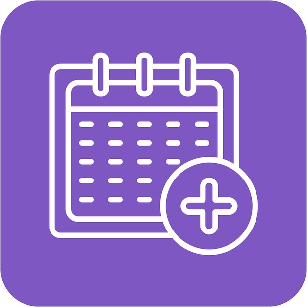 Estilo de ilustración vectorial de la cita médica