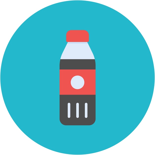 Estilo de ilustración vectorial de Cola
