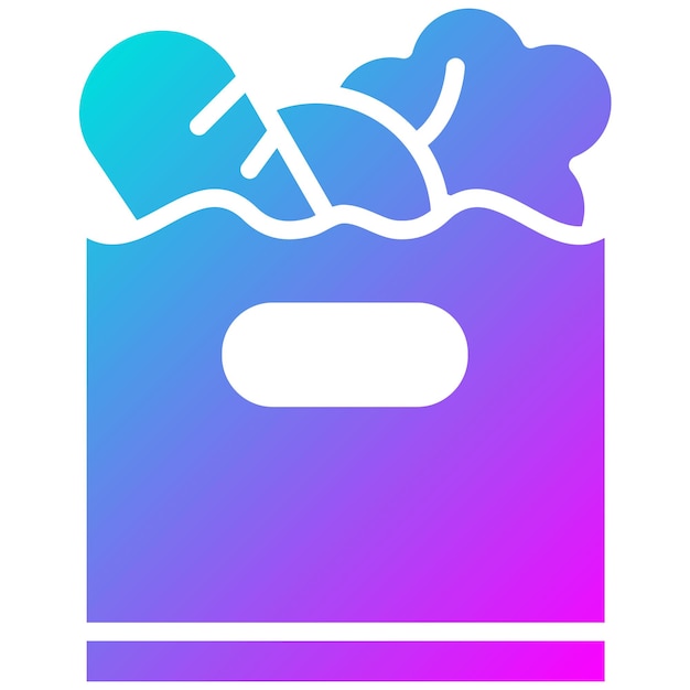 Estilo de ilustración vectorial de comestibles
