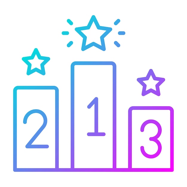 Estilo de ilustración vectorial de la competencia