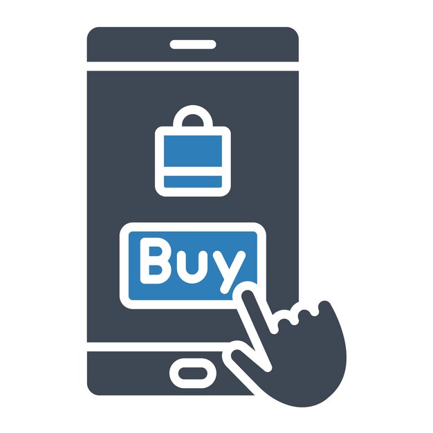 Estilo de ilustración vectorial de compras en línea