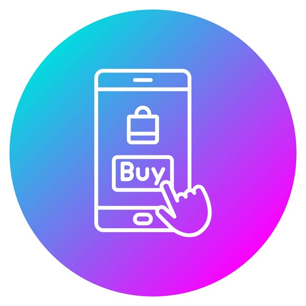 Estilo de ilustración vectorial de compras en línea