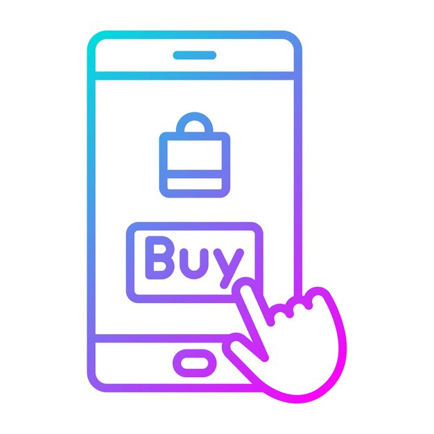 Estilo de ilustración vectorial de compras en línea
