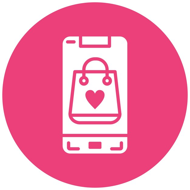 Estilo de ilustración vectorial de compras móviles