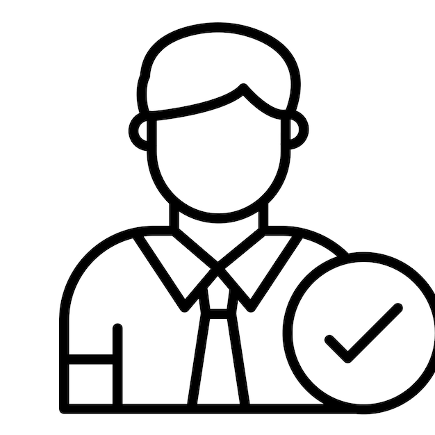 Estilo de ilustración vectorial contratado por el empleado