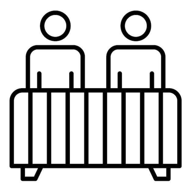 Estilo de ilustración vectorial de control de multitudes